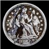 Image 2 : 1853-p Seated Liberty Half Dime Arrows 1/2 10c Grades vf++