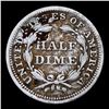 Image 3 : 1853-p Seated Liberty Half Dime Arrows 1/2 10c Grades vf++