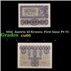 1922  Austria 10 Kronen, First Issue P# 75 Grades Gem+ CU