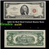 1963 $2 Red Seal United States Note Grades Choice AU/BU Slider