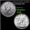 1968 Canada Dime 10c KM-72 Grades Choice AU/BU Slider