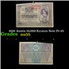1920 Austia 10,000 Kronen Note P# 65 Grades Choice AU