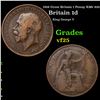 1918 Great Britain 1 Penny KM# 810 Grades vf+