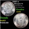 1887-s Morgan Dollar $1 Graded ms63 By SEGS