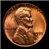 Image 2 : 1955-p Lincoln Cent 1c Grades GEM+ Unc RD