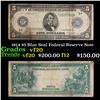Image 1 : 1914 $5 Blue Seal Federal Reserve Note Grades vf, very fine