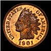 Image 2 : 1901 Indian Cent 1c Grades GEM Unc RD