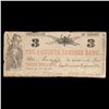 Image 2 : 1864 $3 Note Bank Of Augusta, Georgia Grades f+