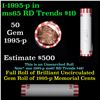 Image 1 : Shotgun Lincoln 1c roll, 1995-p 50 pcs Bank Wrapper.