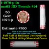 Image 1 : Shotgun Lincoln 1c roll, 1976-p 50 pcs Bank Wrapper.