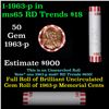 Image 1 : Shotgun Lincoln 1c roll, 1963-p 50 pcs Bank Wrapper.