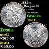 Image 1 : 1881-s Morgan Dollar $1 Grades Choice+ Unc
