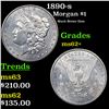 Image 1 : 1890-s Morgan Dollar $1 Grades Select Unc