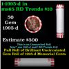 Image 1 : Shotgun Lincoln 1c roll, 1995-d 50 pcs Bank Wrapper.