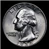 Image 2 : 1954-d Washington Quarter 25c Grades GEM+ Unc