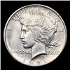 Image 2 : 1921-p Peace Dollar $1 Graded ms64+ BY SEGS