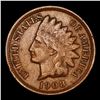 Image 2 : 1908 Indian Cent 1c Grades xf