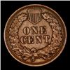 Image 3 : 1908 Indian Cent 1c Grades xf