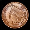 Image 2 : 1880 Indian Cent 1c Grades Choice AU/BU Slider