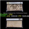 Image 1 : 1861 $100 Confederate Note, T-39 Richmond, Virginia Graded vf30 BY PCGS.