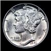 Image 2 : 1943-p Mercury Dime 10c Grades GEM Unc