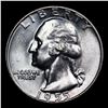 Image 2 : 1955-d Washington Quarter 25c Grades GEM+ Unc