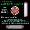 Image 1 : Shotgun Lincoln 1c roll, 2002-d 50 pcs Bank Wrapper.
