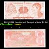 2012-2016 Honduras 1 Lempira Note P# 96 Grades Choice CU
