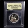 Image 2 : Proof 1986-S Liberty Modern Commem Half Dollar 50c Graded GEM++ Proof Deep Cameo By USCG
