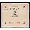 Image 2 : 1943 Itlay 2 Lire Note P# M11B Grades vf+