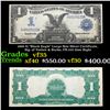 1899 $1 "Black Eagle" Large Size Silver Certificate, Sig. of Teehee & Burke, FR-233 Date Right Grade