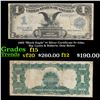 1899 "Black Eagle" $1 Silver Certificate Fr-226a, Sig. Lyons & Roberts, Date Below Grades f+