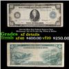 1914 $10 Blue Seal Federal Reserve Note (Richmond, VA) 5-E Fr-923, Sig. White & Mellon Grades xf det