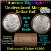 ***Auction Highlight*** 1879 & CC Uncirculated Morgan Dollar Shotgun Roll (fc)
