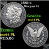 1881-s Morgan Dollar $1 Grades Choice Unc PL