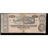 Image 2 : 1864 $10 Confederate Note, T68 Grades vf++