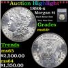 1898-s Morgan Dollar $1 Graded ms64+ By SEGS