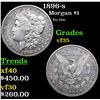 1896-s Morgan Dollar $1 Grades vf++