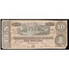 Image 2 : 1864 $10 Confederate Note, T68 Grades Choice AU