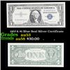 1957A $1 Blue Seal Silver Certificate Grades Select AU