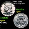 1967 sms Kennedy Half Dollar 50c Grades sp65+
