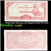 1942-1944 Burma 10 Rupees Note P# 16A Grades Select CU