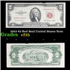 1953 $2 Red Seal United States Note Grades vf++