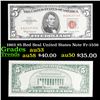 1963 $5 Red Seal United States Note Fr-1536 Grades Select AU