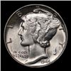 Image 2 : 1944-p Mercury Dime 10c Grades GEM+ Unc