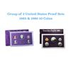 Group of 2 United States Mint Proof Sets 1985-1986 10 coins