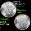 Image 1 : 1879-o Morgan Dollar $1 Grades Select Unc