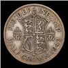 Image 3 : 1942 Great Britain 1/2 Crown KM-856 Grades xf+