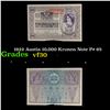 1922 Austia 10,000 Kronen Note P# 65 Grades vf++