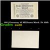 1923 Germany 10 MillIonen Mark  P# 106b Grades Choice AU/BU Slider